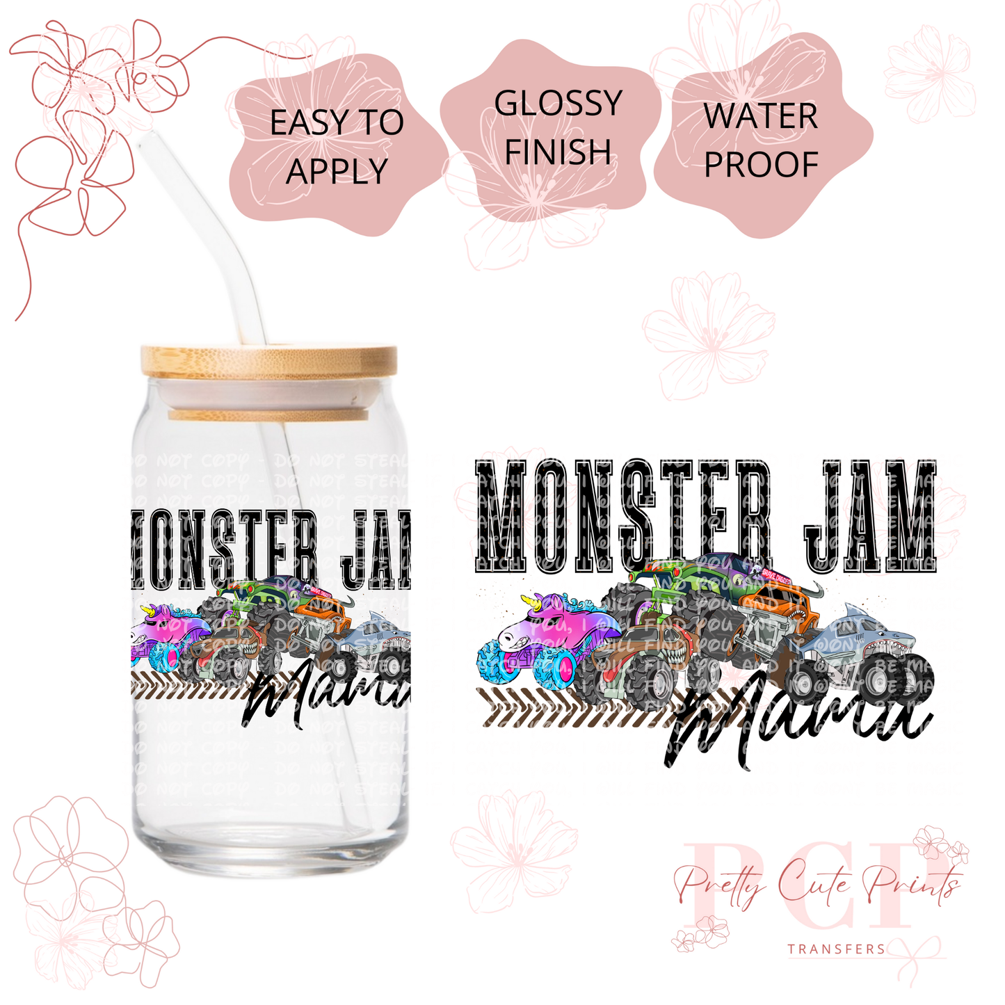 UVDTF MONSTER JAM DECAL COLLECTION