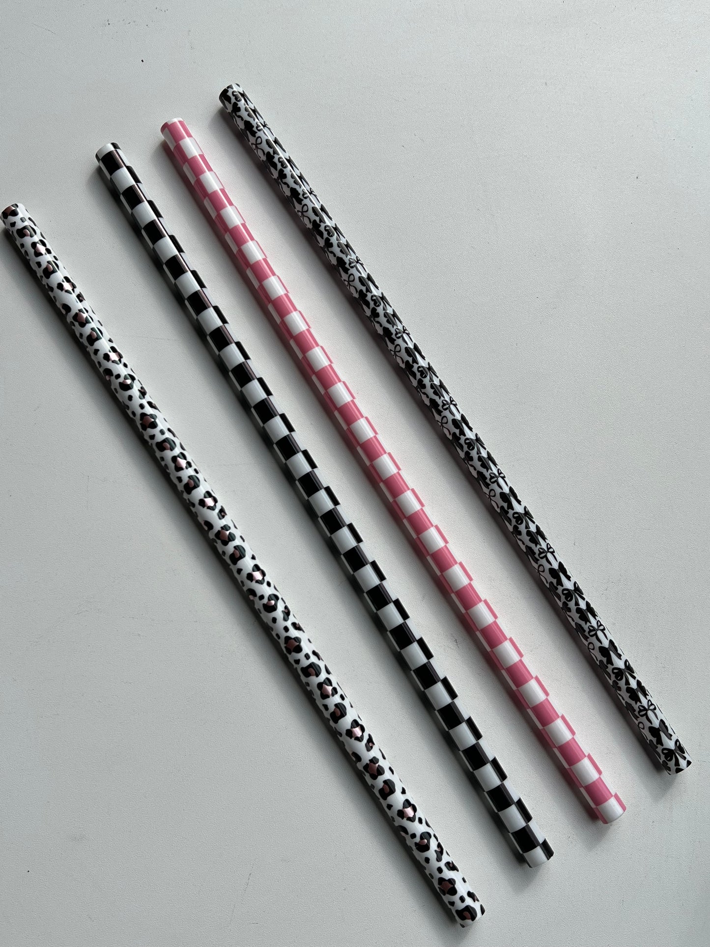 Decotive Hard Plastic Straws