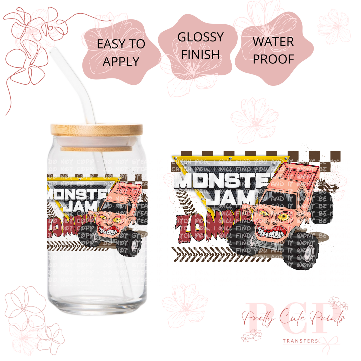 UVDTF MONSTER JAM DECAL COLLECTION