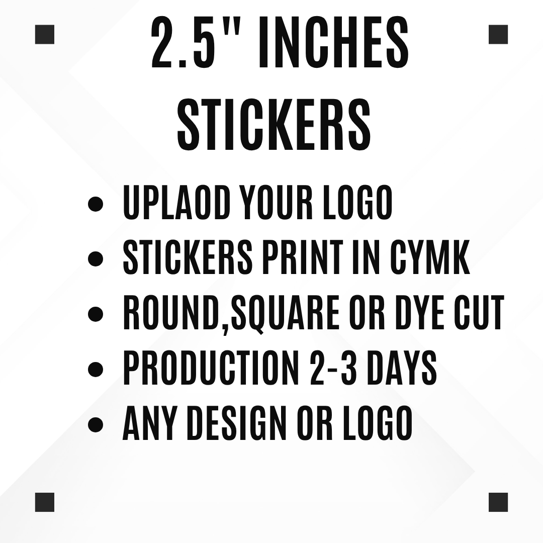 2.5" Vinyl Stickers