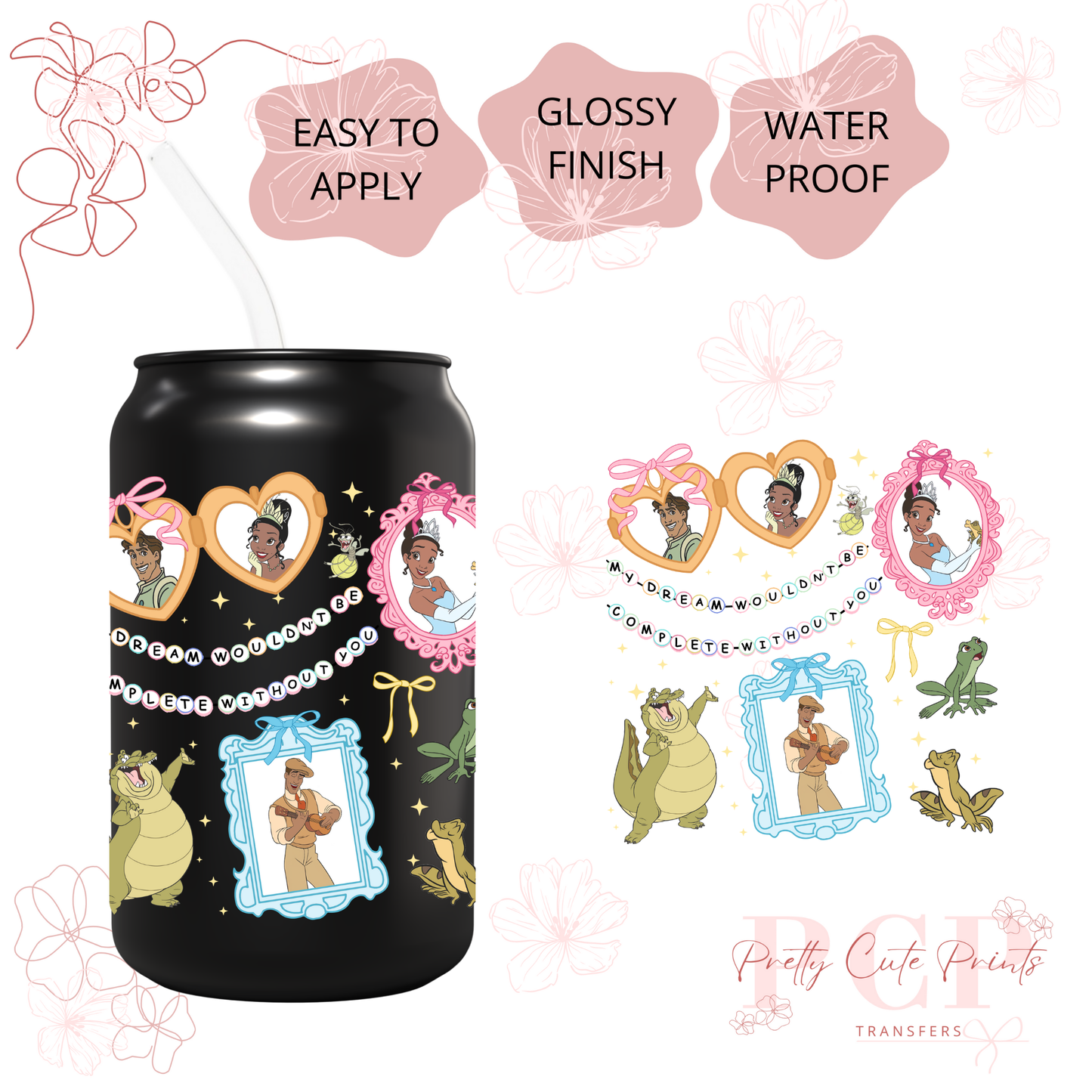 UVDTF Princess Frames Decal COLLECTION