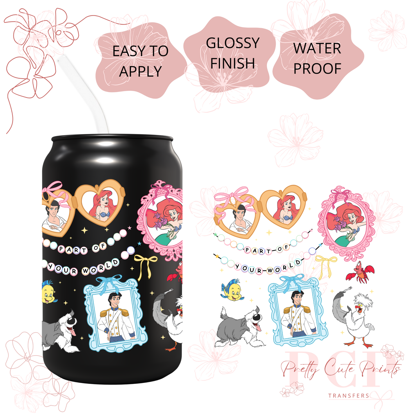 UVDTF Princess Frames Decal COLLECTION