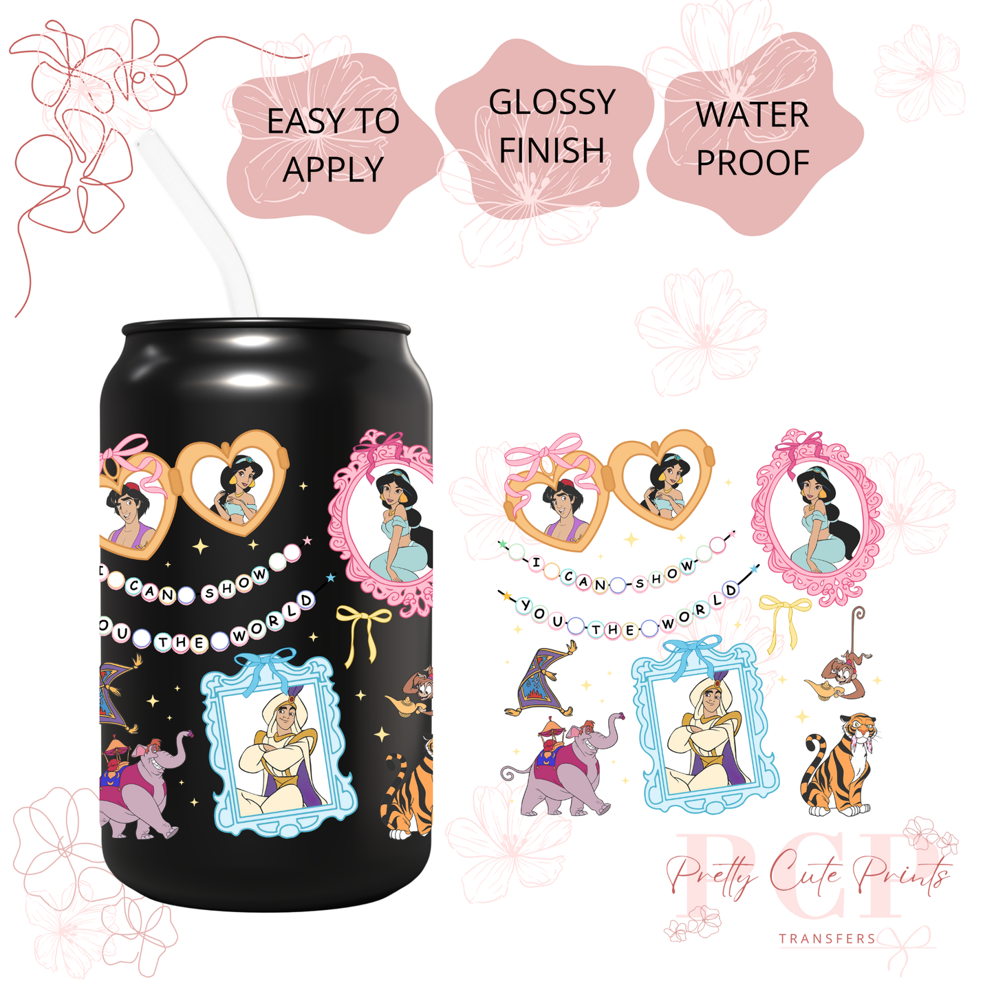 UVDTF Princess Frames Decal COLLECTION