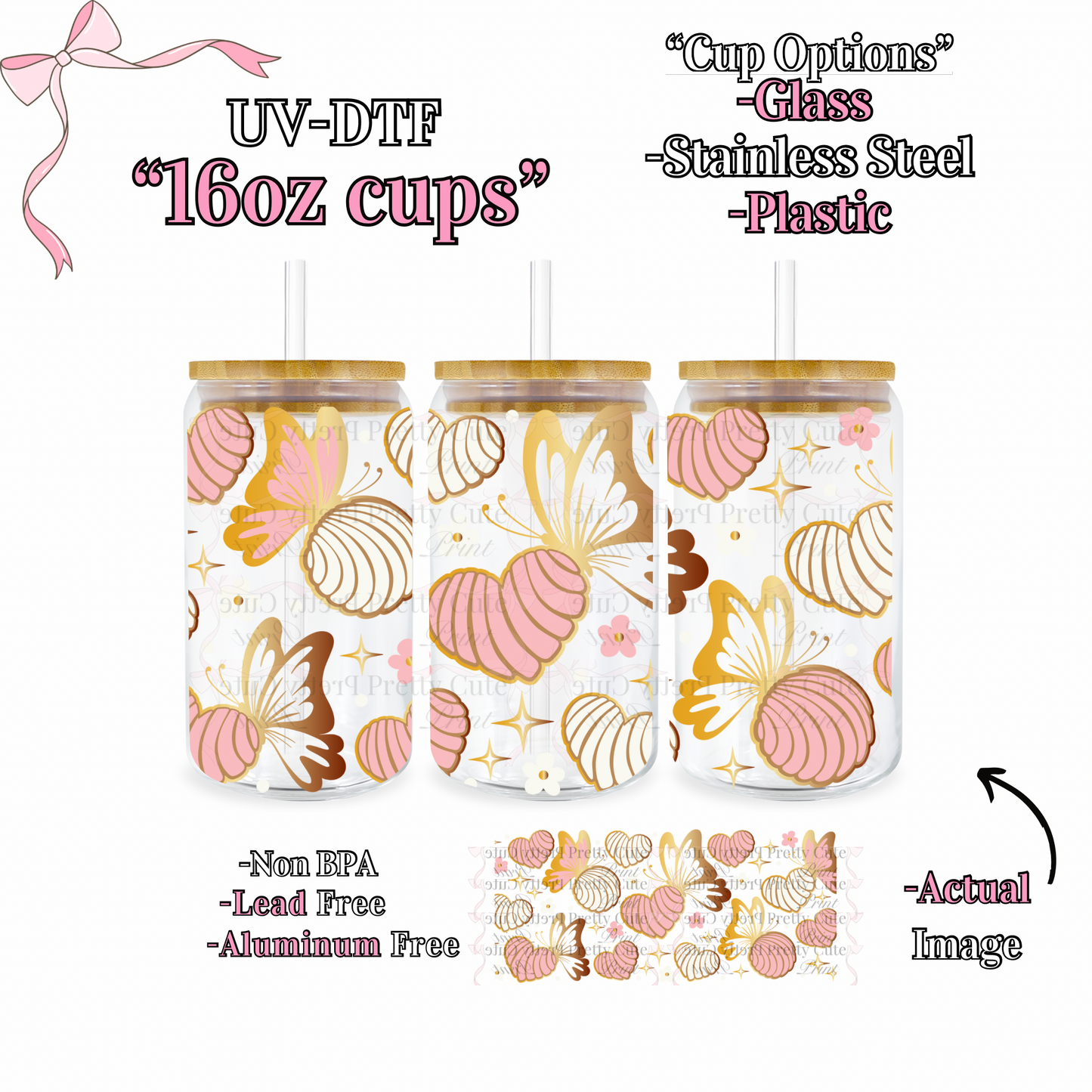 16oz Libbey Cup UVDTF Wrapped 2280