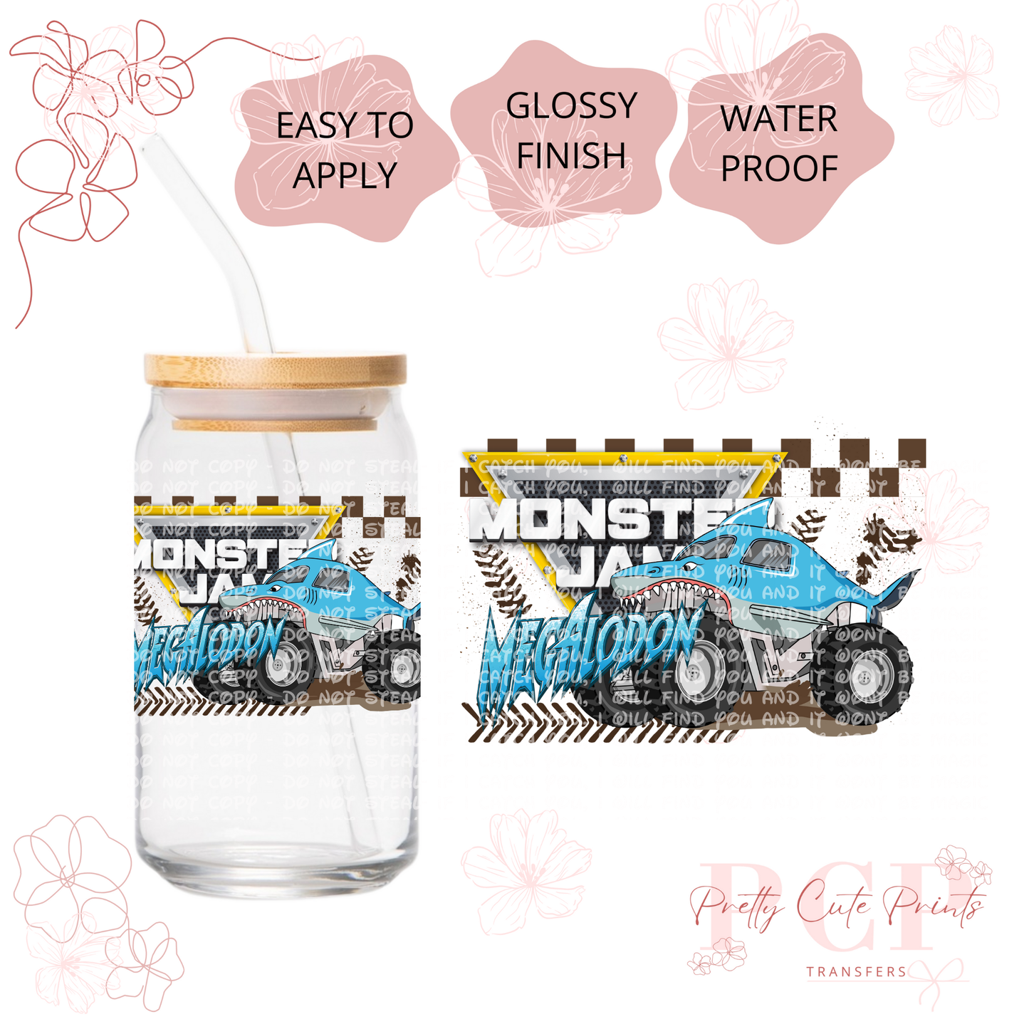 UVDTF MONSTER JAM DECAL COLLECTION