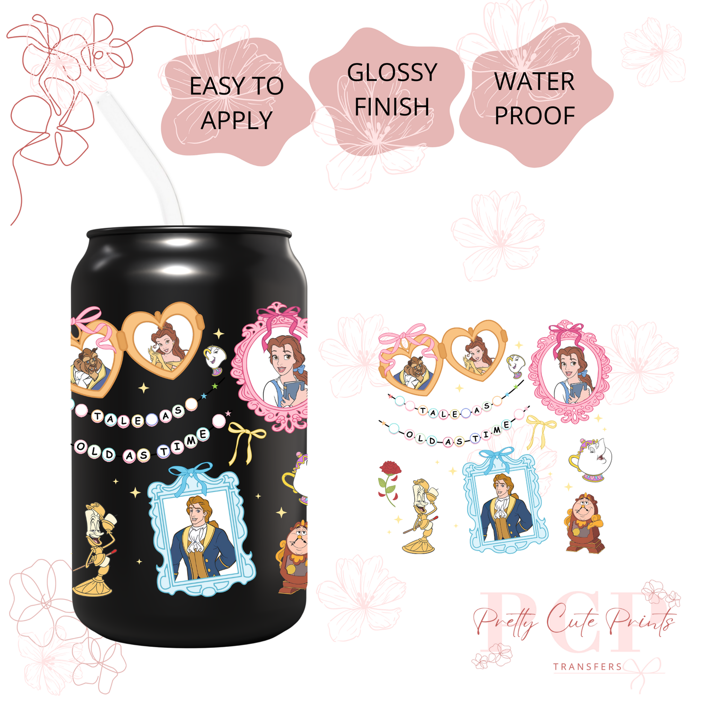UVDTF Princess Frames Decal COLLECTION