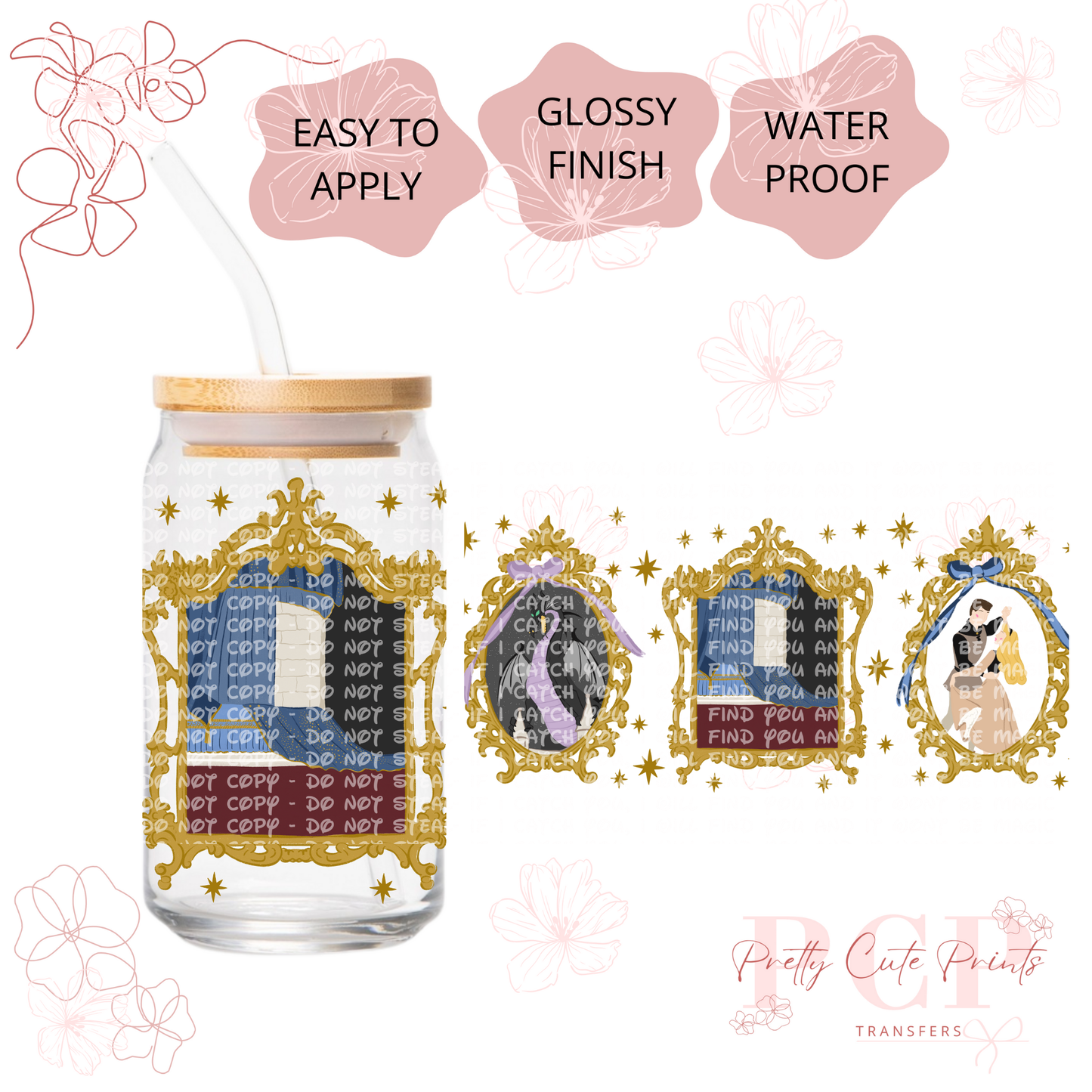 UVDTF 2950 Princess Frames