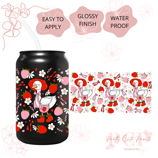 UVDTF Goose Strawberry