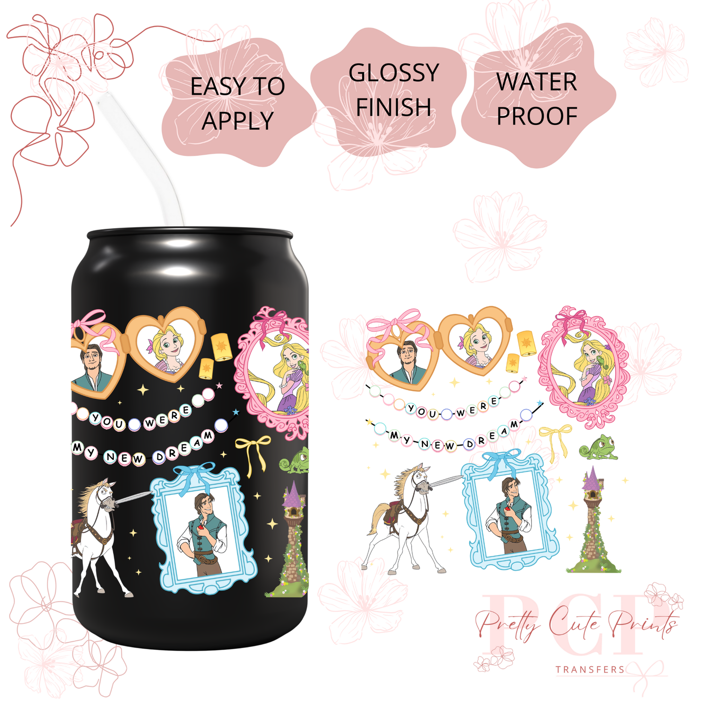 UVDTF Princess Frames Decal COLLECTION