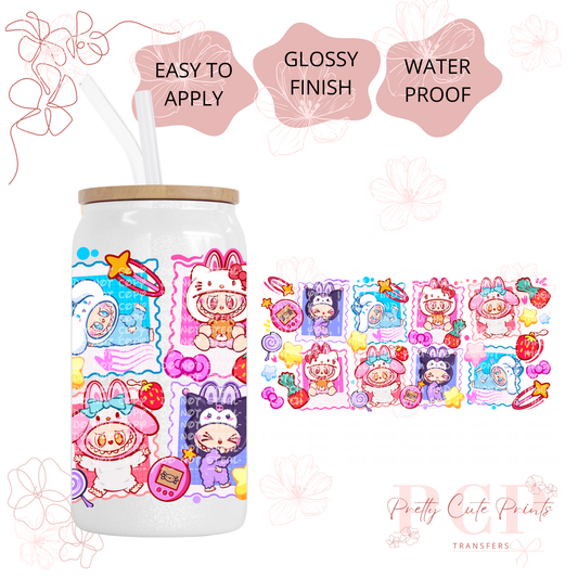 UVDTF Kawaii Monsters Postcards