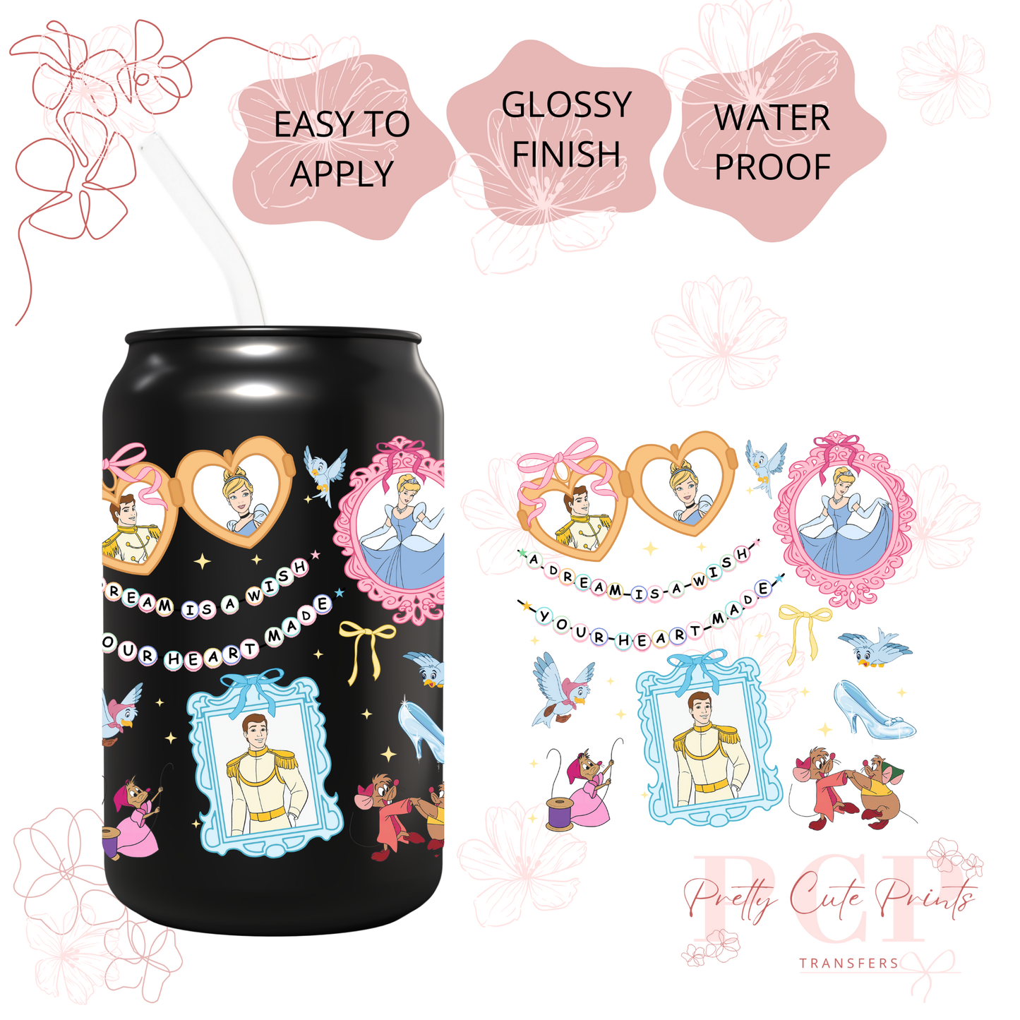 UVDTF Princess Frames Decal COLLECTION