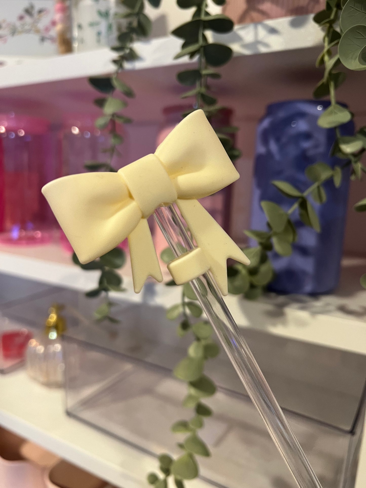 Bow Silicon Straw Covers
