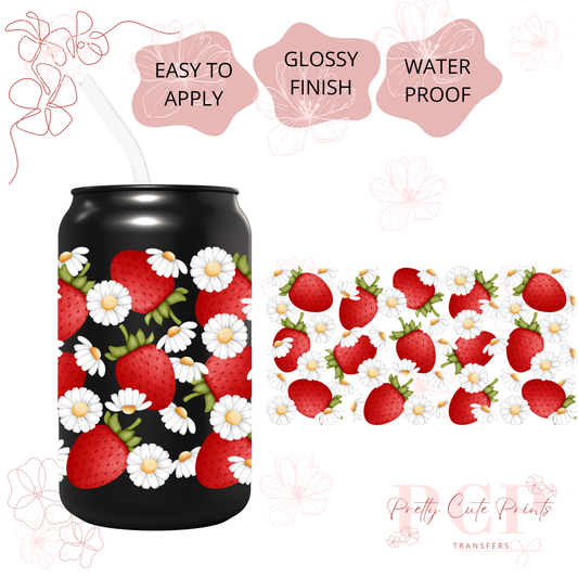 UVDTF Daisy Strawberries