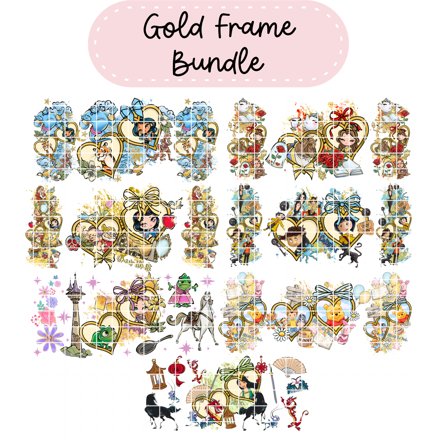 GOLD FRAME BUNDLE