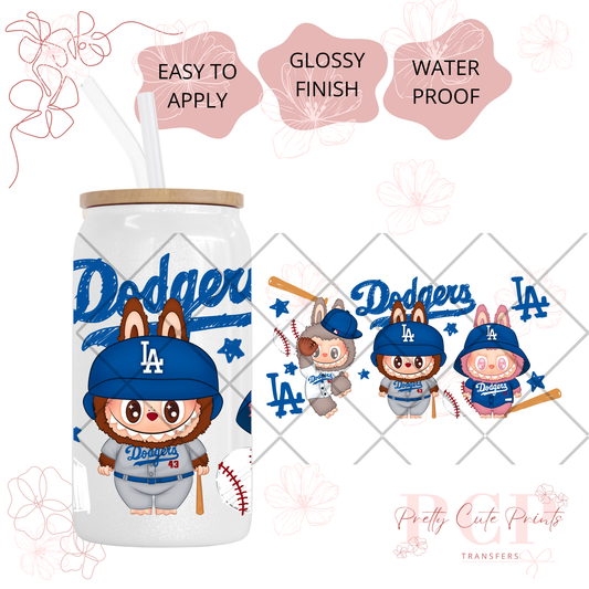 UVDTF Kawaii Monsters La Baseball