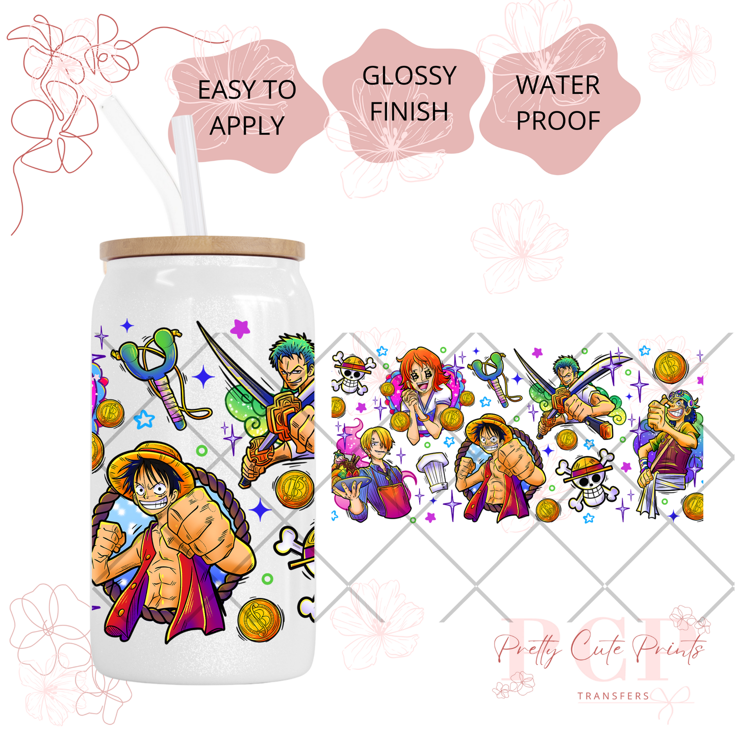 UVDTF Anime Straw Hat
