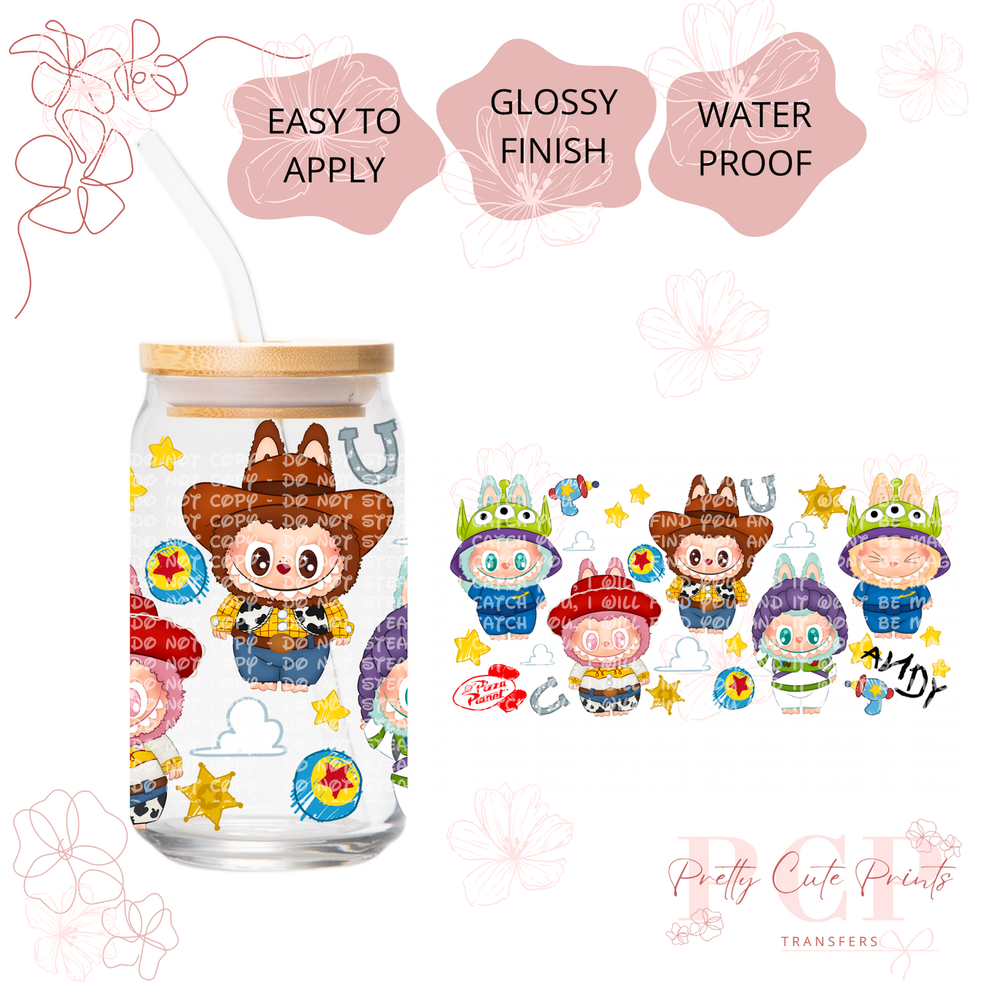 UVDTF Kawaii Monsters Toy