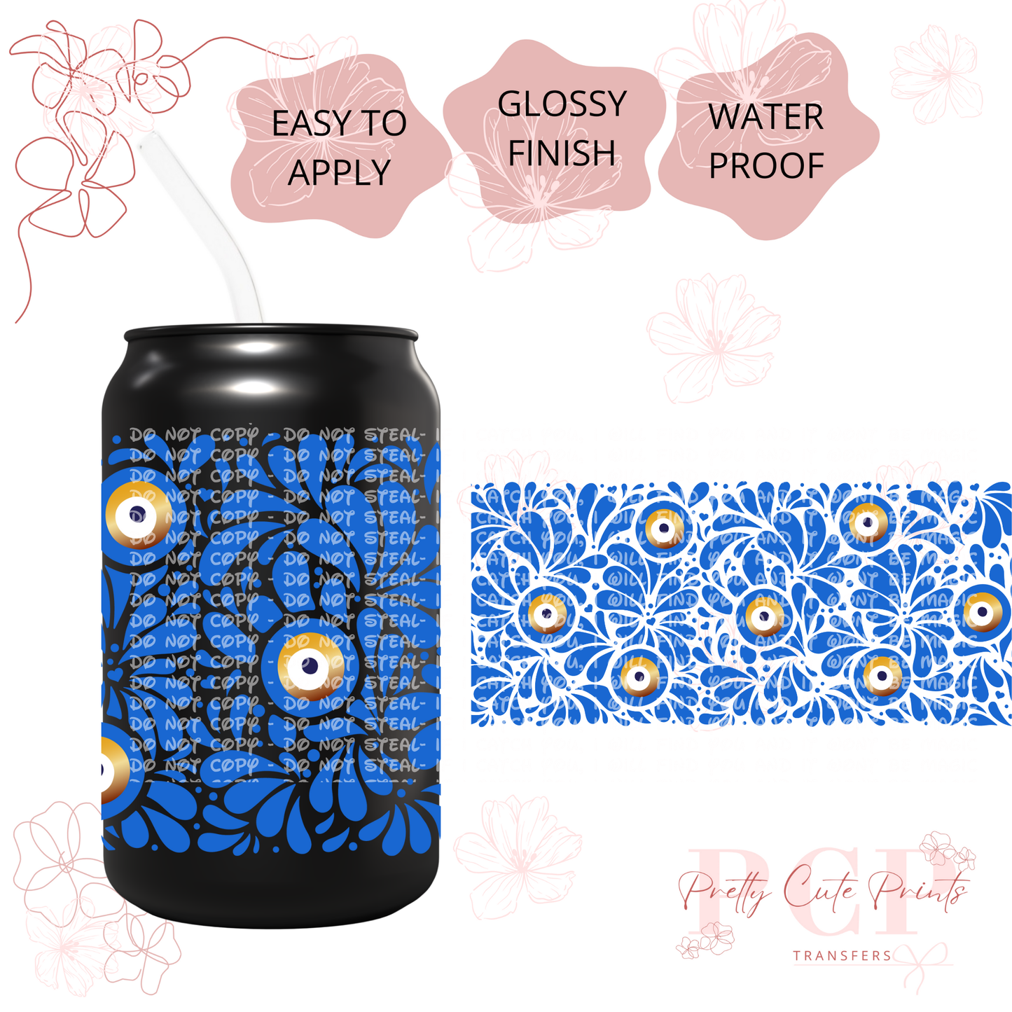 UVDTF Blue Mal de ojo