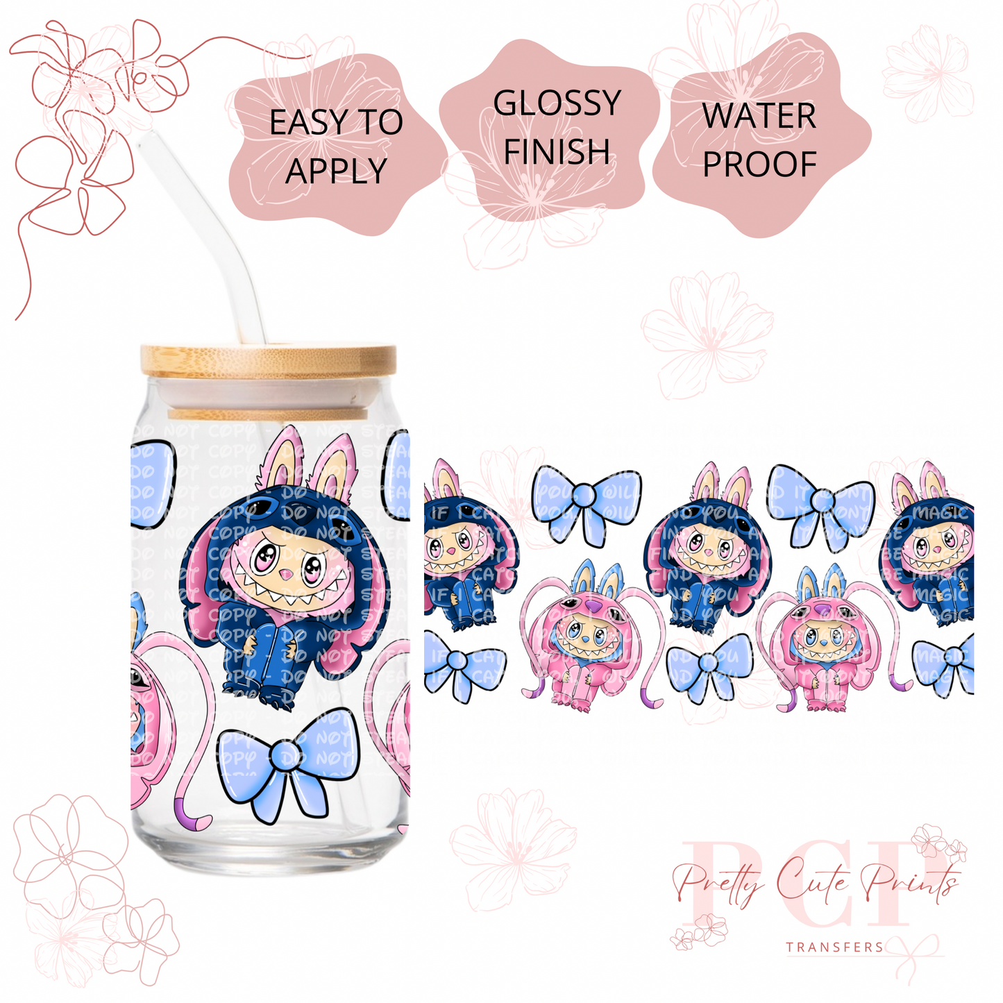 UVDTF Monster Kawaii Friends