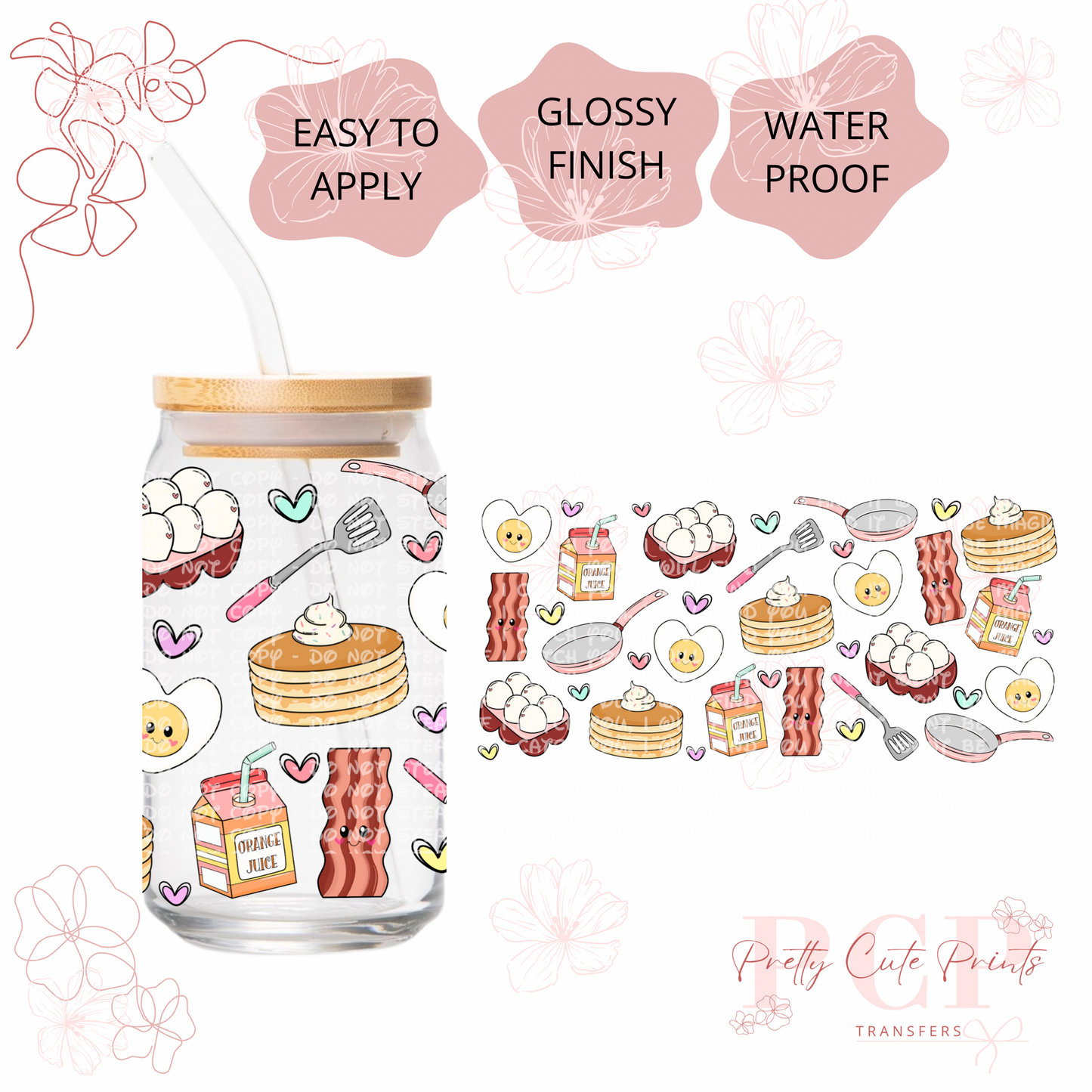UVDTF Cute Breakfast