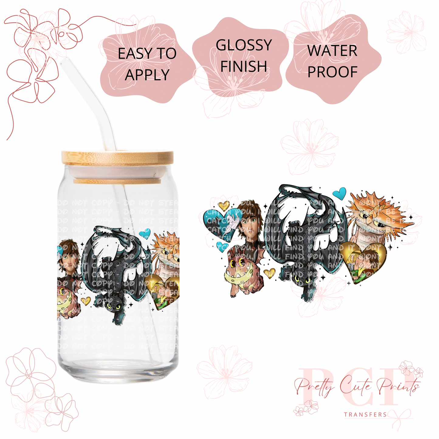 UVDTF DECAL Polaroid Characters Part 3