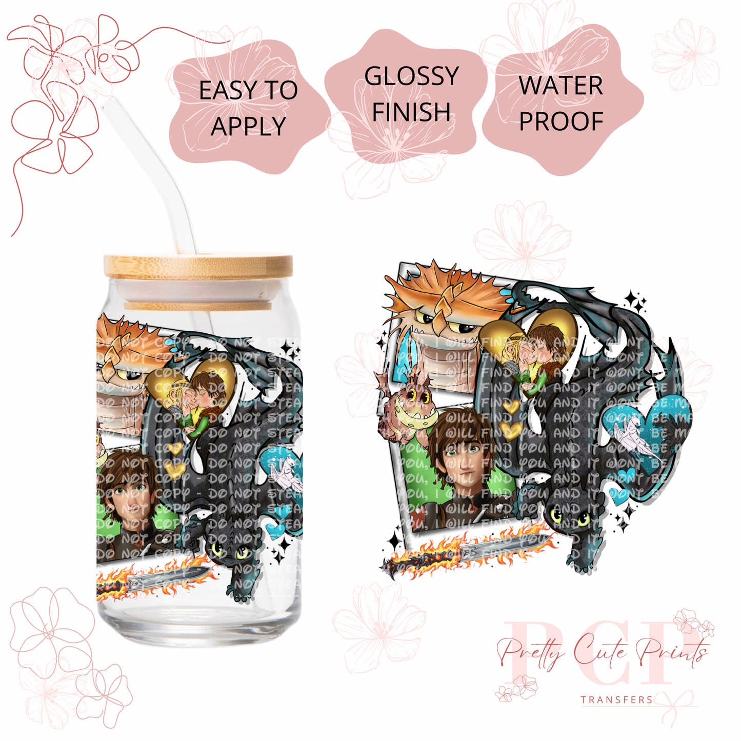 UVDTF DECAL Polaroid Characters Part 3