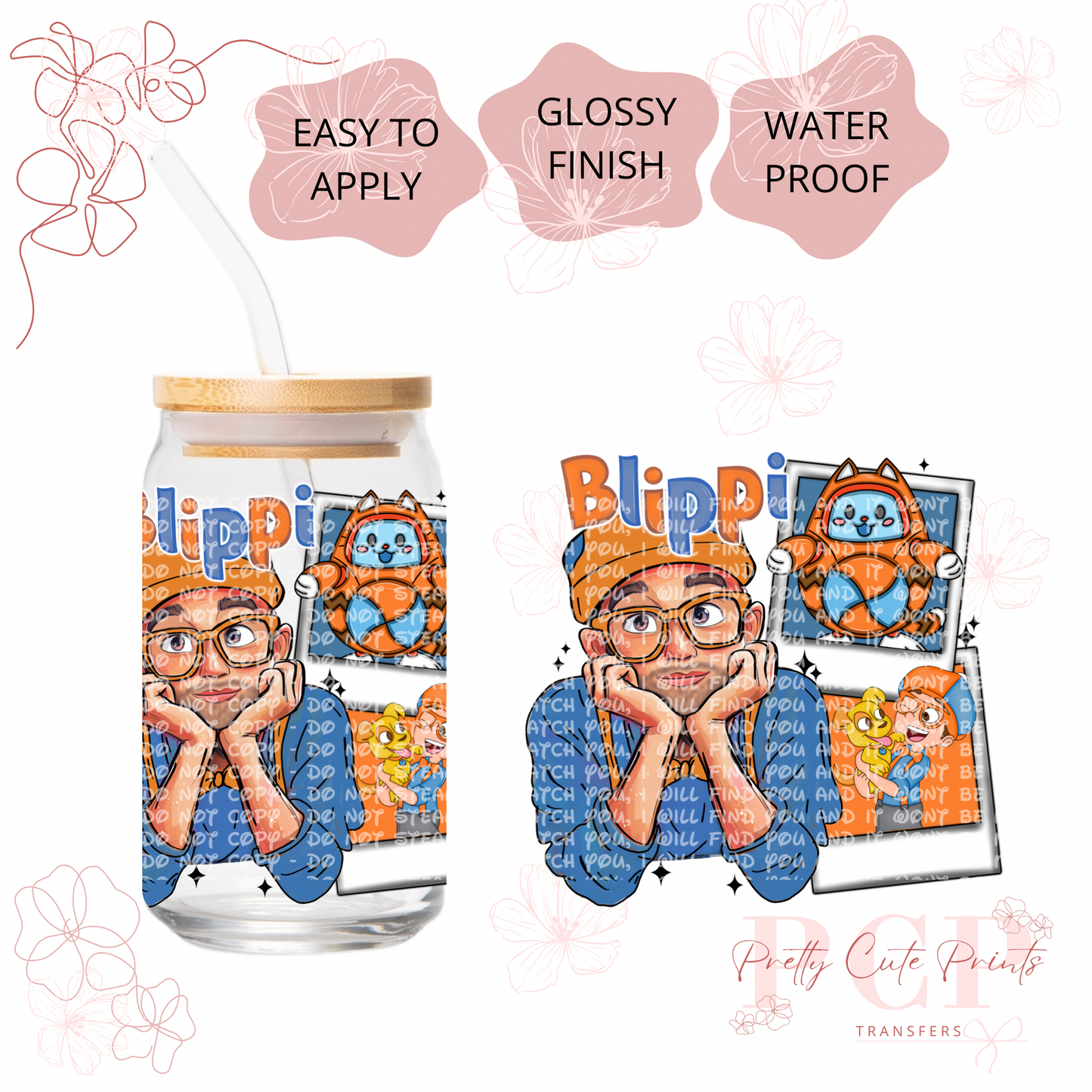 UVDTF DECAL Polaroid Characters Part 3
