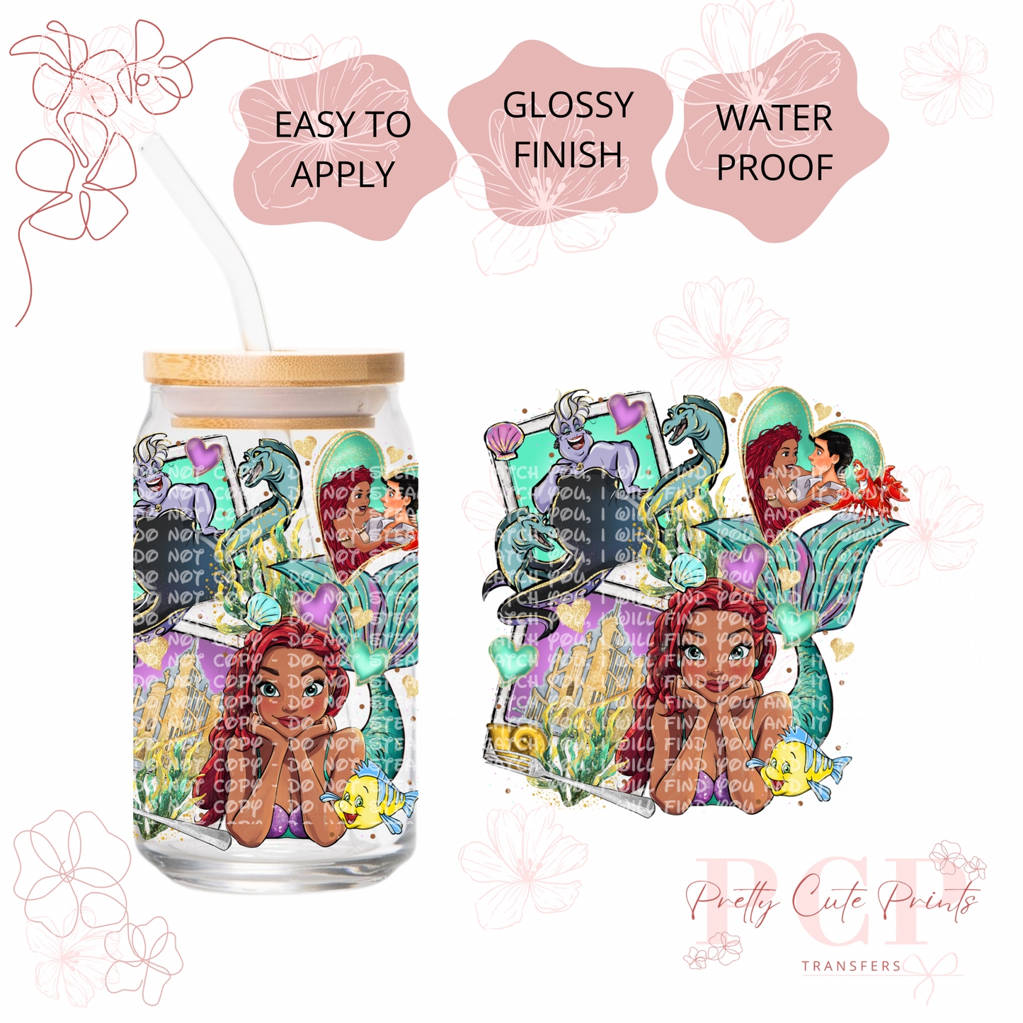 UVDTF DECAL Polaroid Characters Part 3