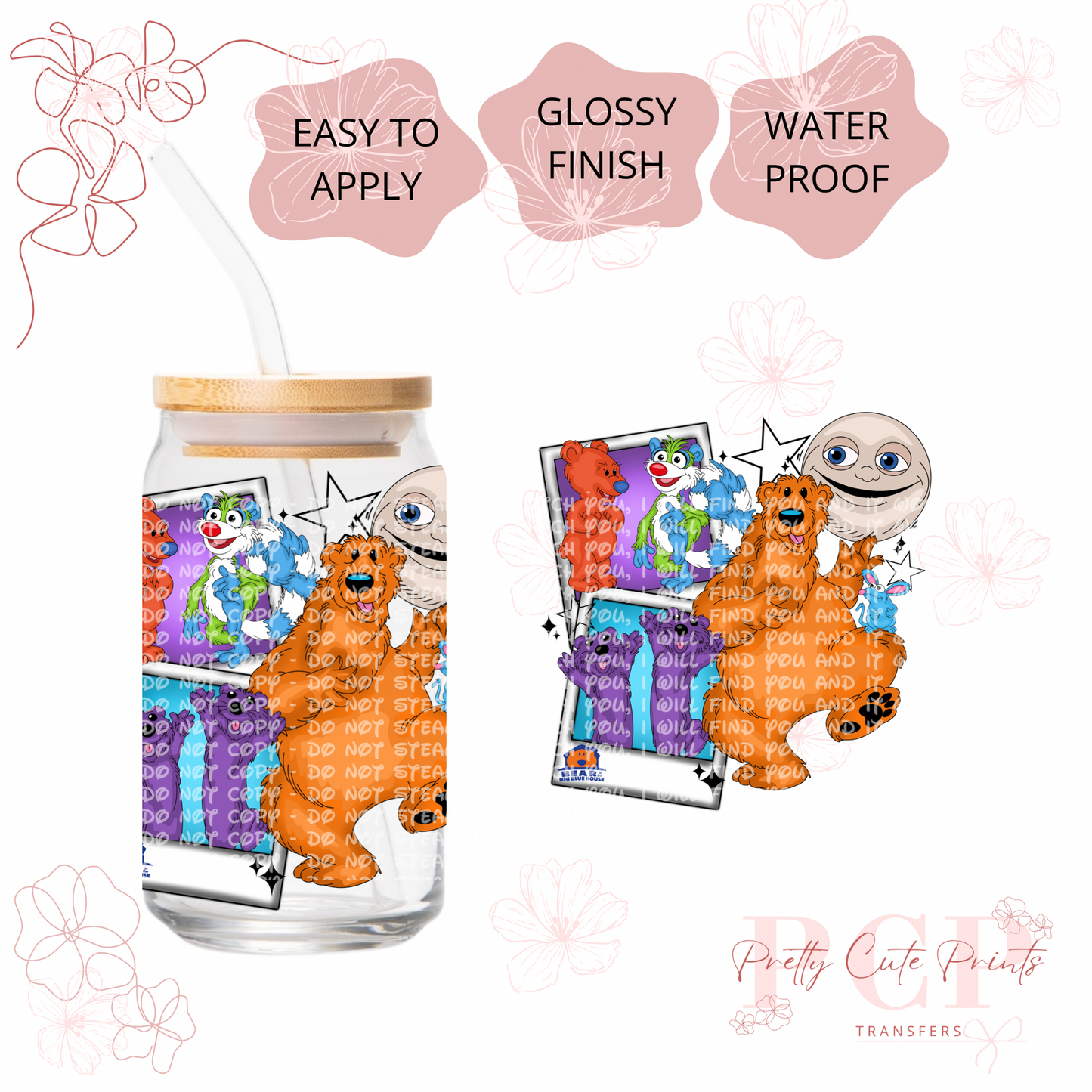 UVDTF DECAL Polaroid Characters Part 3
