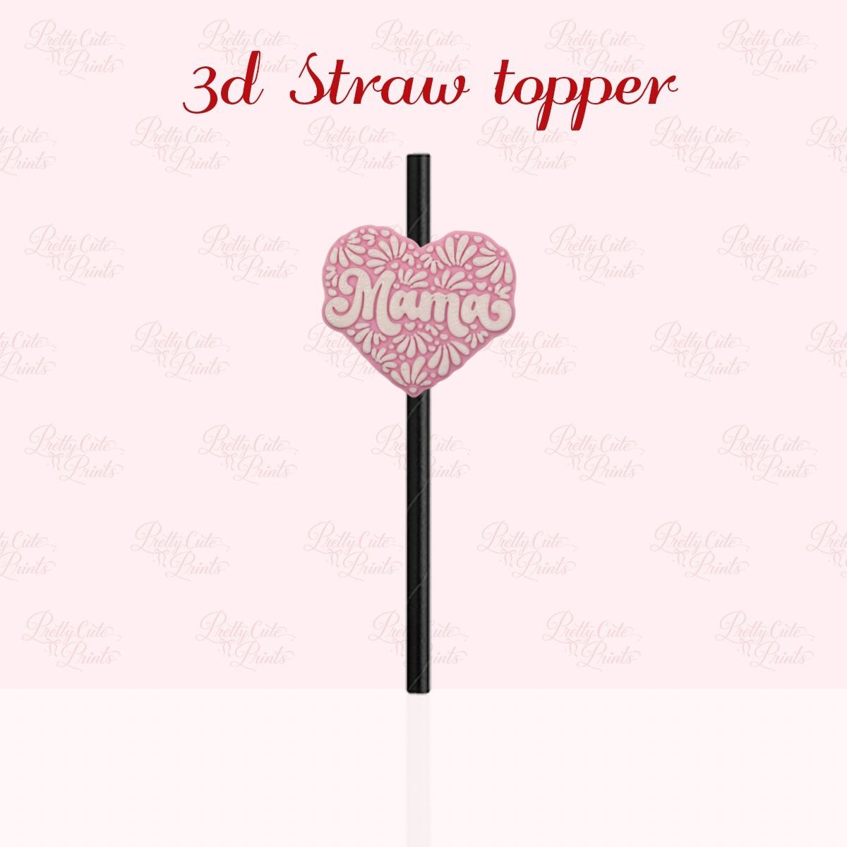 Mamá Talavera 3D Straw Topper