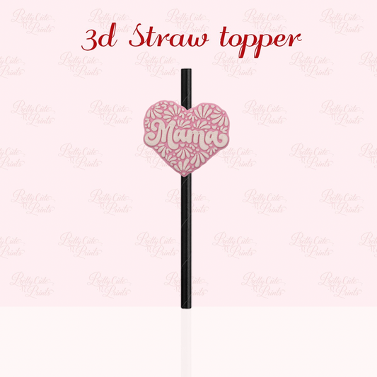 Mamá Talavera 3D Straw Topper