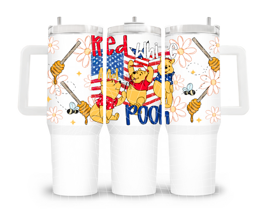 UVDTF 40oz RED WHITE