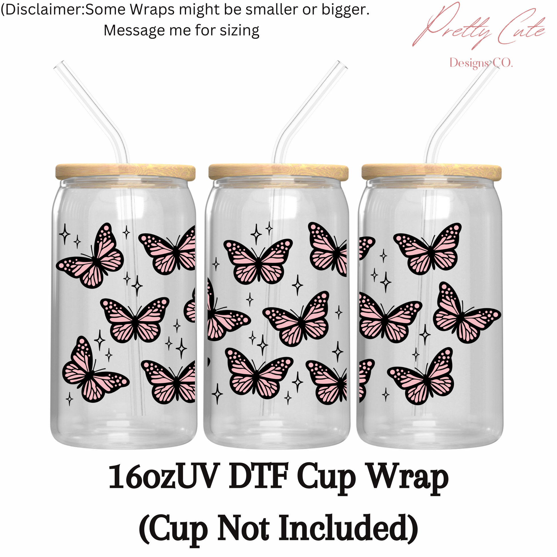 Butterfly UV DTF Wraps