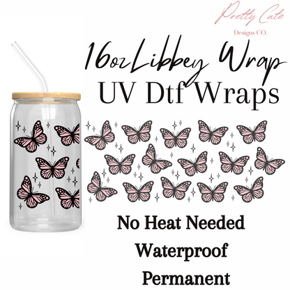 Butterfly UV DTF Wraps