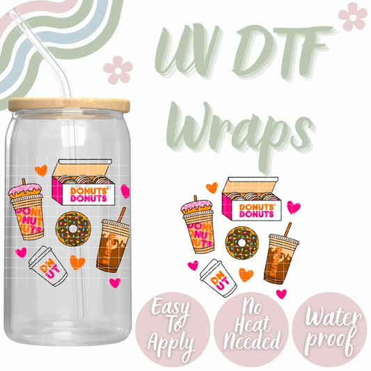 UV DTF DONUTS 4” Decal