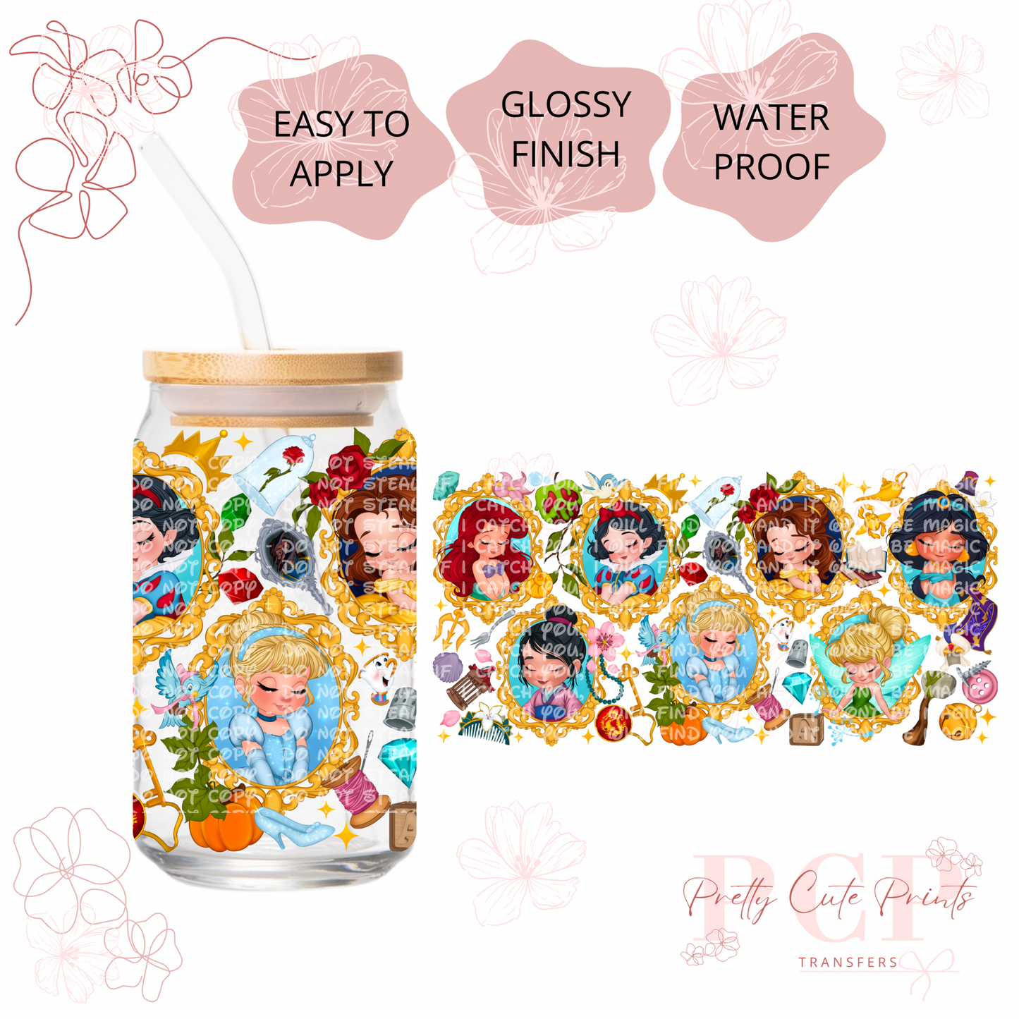 UVDTF Princess Frames