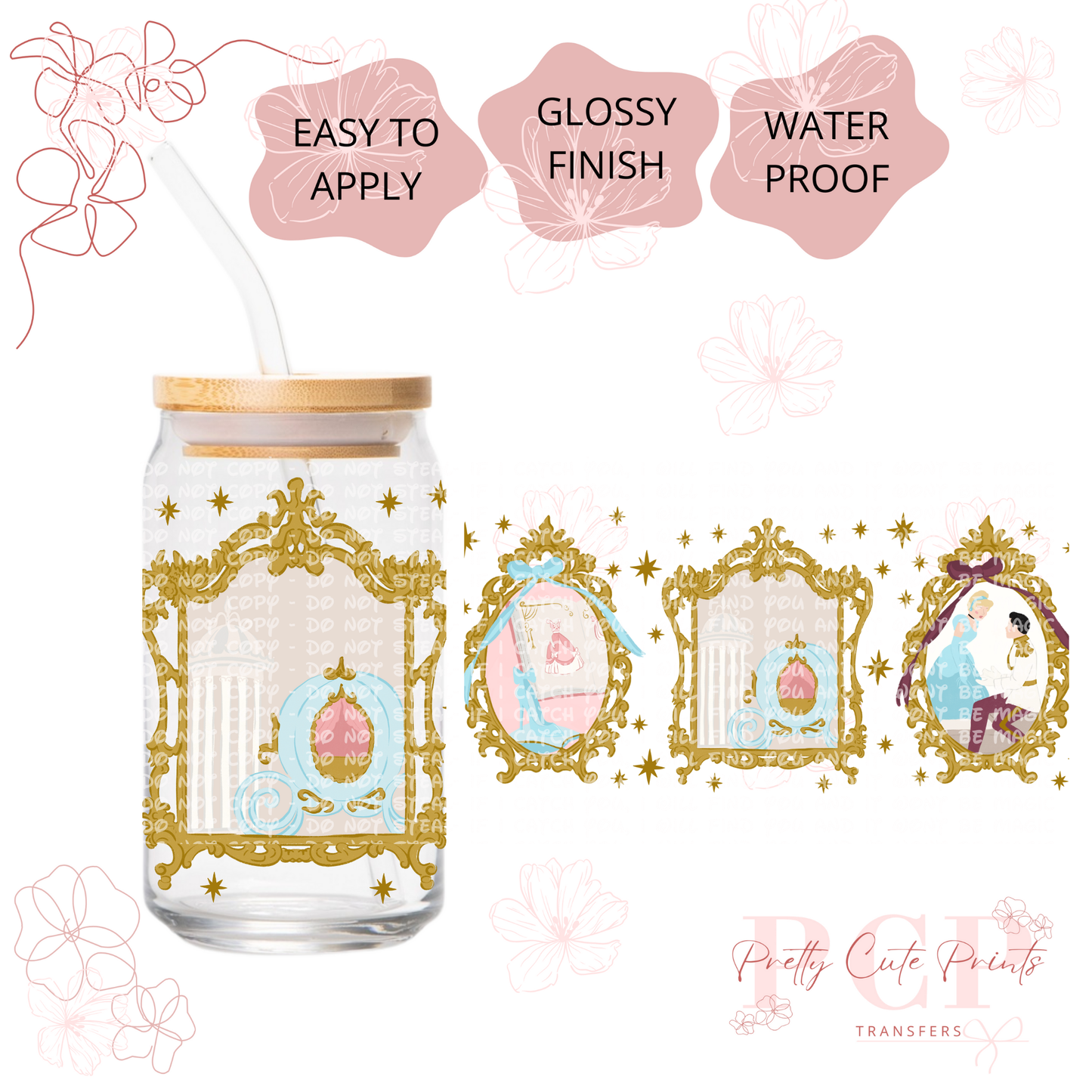 UVDTF 2950 Princess Frames