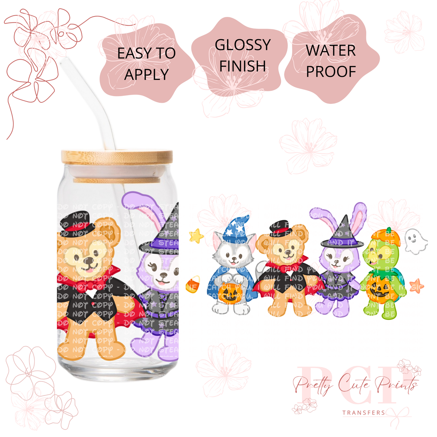 UVDTF Spooky Bears