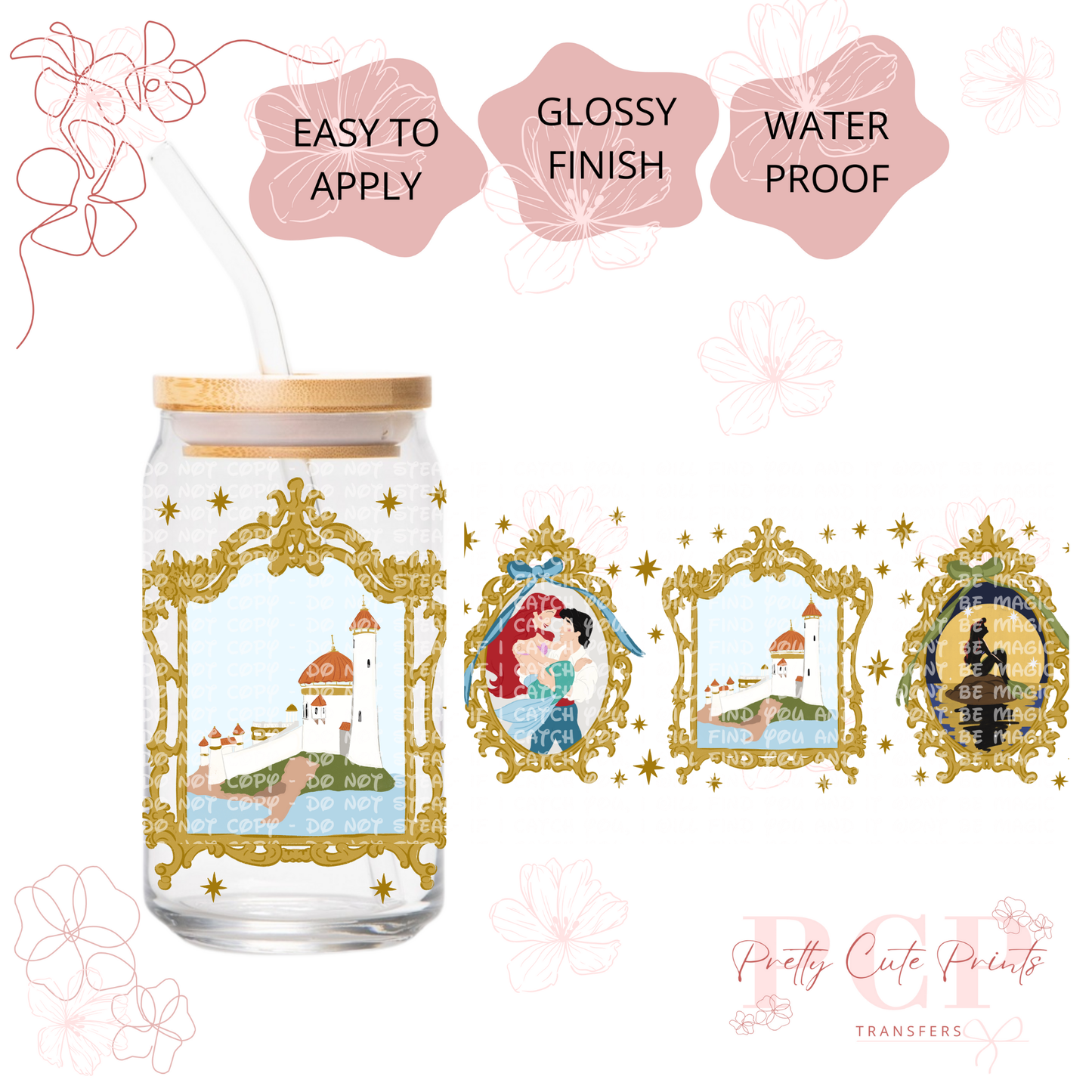 UVDTF 2950 Princess Frames