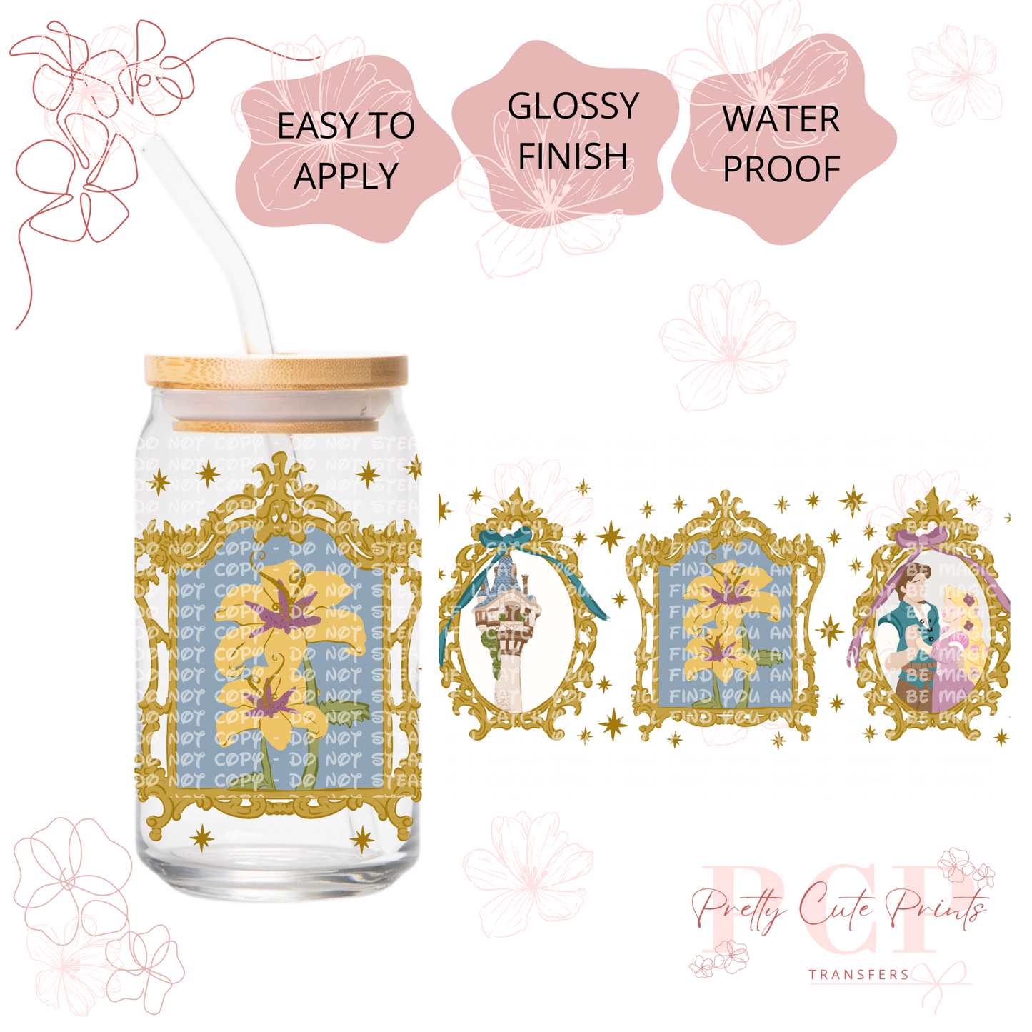 UVDTF 2950 Princess Frames