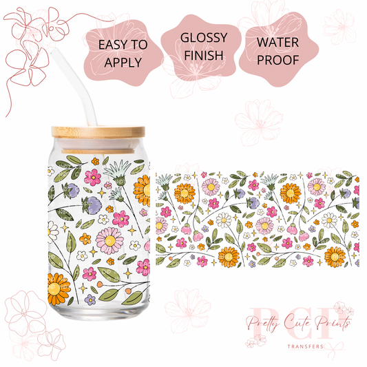 UVDTF Floral