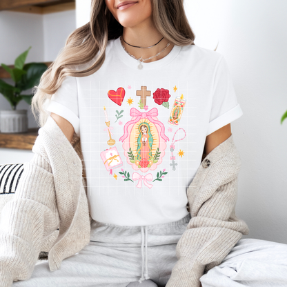 a woman sitting on a couch