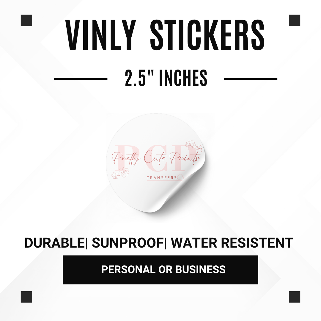 2.5" Vinyl Stickers