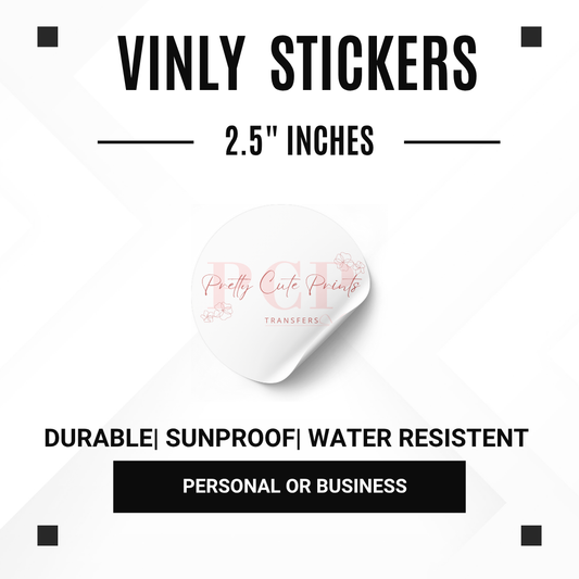 2.5" Vinyl Stickers