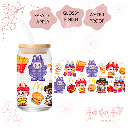 UVDTF Kawaii Monsters Happy Meal