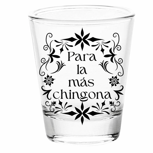 UV DTF Shot Glass Chingona