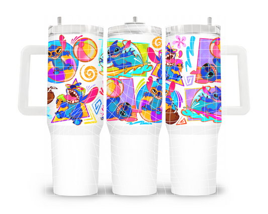 UVDTF 40oz Beach Day