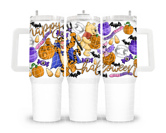 UVDTF 40oz Pooh Halloween