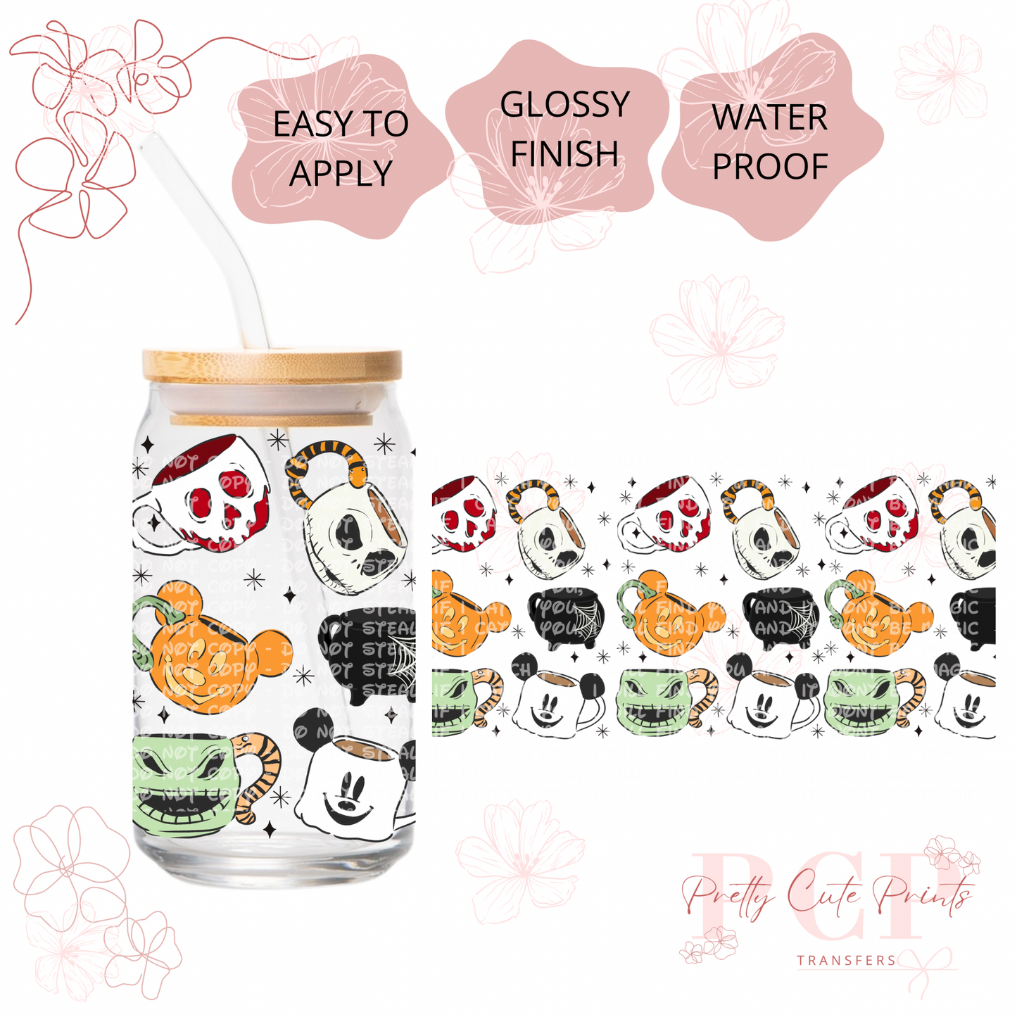 UVDTF Spooky Mugs