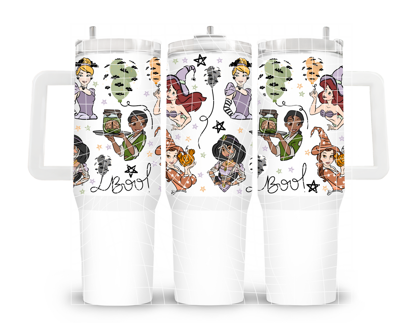 UVDTF 40oz Princess Halloween